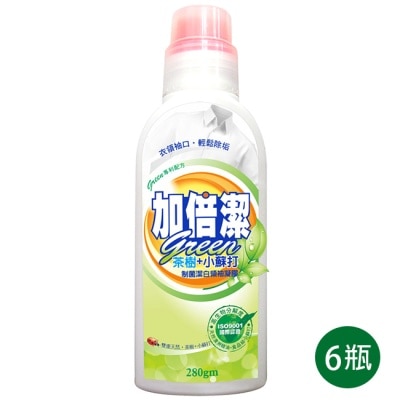 加倍潔 加倍潔 茶樹+小蘇打制菌潔白領袖凝膠280gm(衣領袖口清潔專家)6瓶