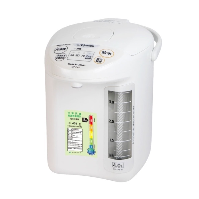 ZOJIRUSHI象印4.0L微電腦電動熱水瓶 CP-FAF40