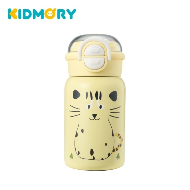 【KIDMORY】有種杯(兒童雙飲不銹鋼保溫杯)-石虎(黃) KM-152