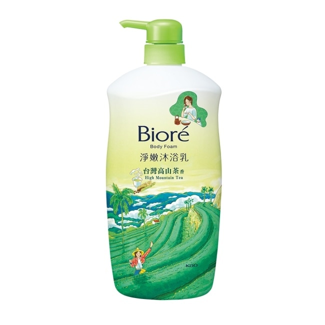 Biore淨嫩沐浴乳 台灣高山茶香 清爽型 1000g