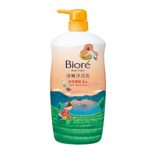Biore淨嫩沐浴乳 日月潭紅玉香 清爽型 1000g