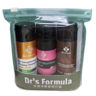 DRSFORMULA Dr’s Formula洗潤沐輕盈旅行組55g*3pc