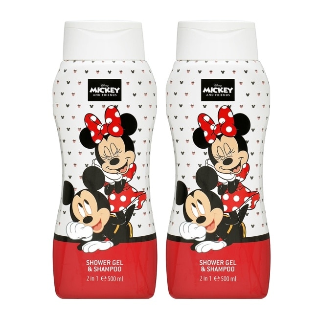 Disney 米奇米妮 2合1 沐浴洗髮精 500ml(2入)