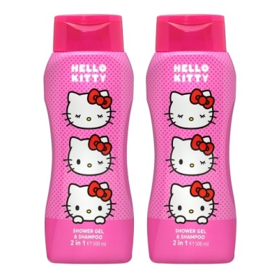 Hello Kitty凱蒂貓 Hello Kitty 凱蒂貓2合1沐浴洗髮精500ml(2入)