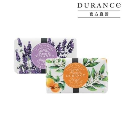DURANCE DURANCE朵昂思 花漾香皂(125g)X2-薰衣草+橙花-專櫃公司貨