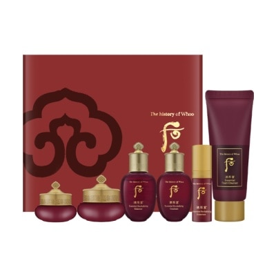 WHOO WHOO后 津率享紅潤美顏六件組