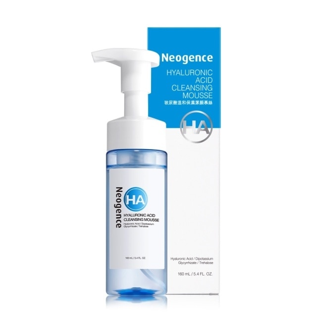 霓淨思玻尿酸溫和保濕潔顏慕絲160ML