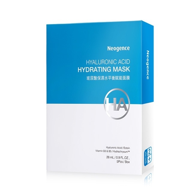 霓淨思玻尿酸保濕水平衡賦能面膜5入