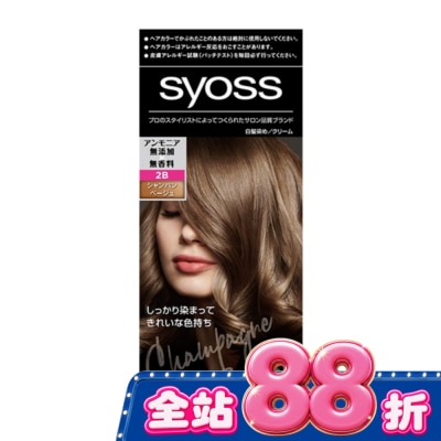 絲蘊 syoss 絲蘊沙龍蓋白染 2B香檳米棕 image