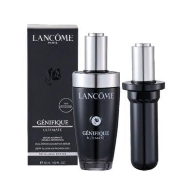 LANCOME蘭蔻 【LANCOME 蘭蔻】超極限肌因賦活露50ml+補充瓶50ml 公司貨 (小黑瓶PRO)