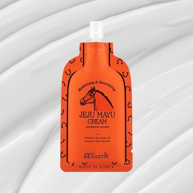 韓國BEAUSTA濟州馬油滋養霜15ml
