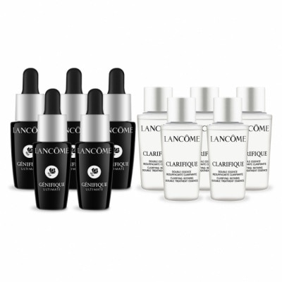 LANCOME蘭蔻 LANCOME 蘭蔻 超極光活粹晶露(10ml)X5+超極限肌因賦活露(7ml)X5-國際航空版