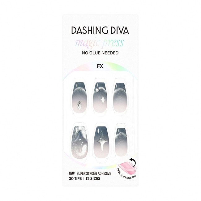 Dashing Diva/F時尚潮流美甲片-迷霧星光-30片