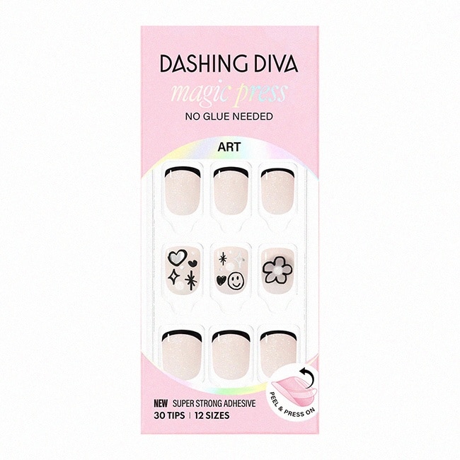 Dashing Diva/M 薄型經典美甲片-迷你刺青-30片