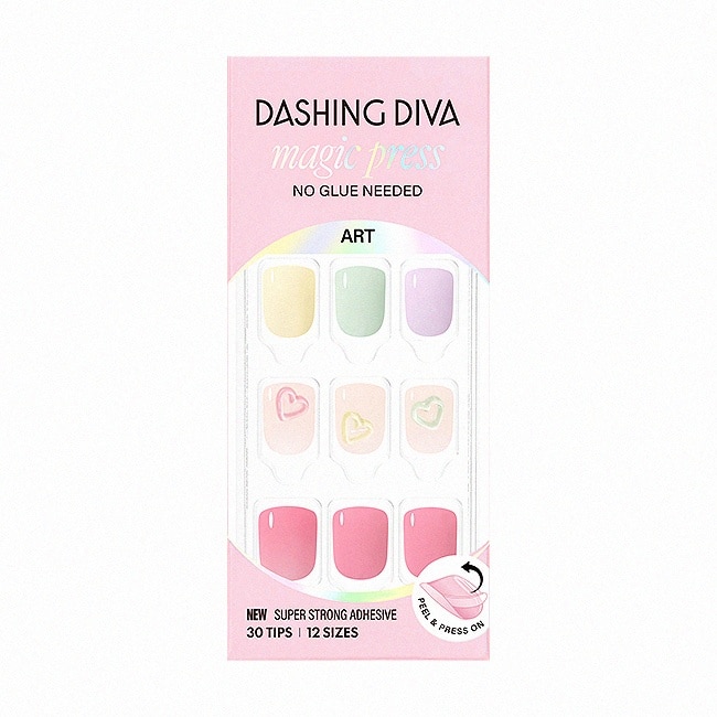 Dashing Diva/M 薄型經典美甲片-心動印記-30片