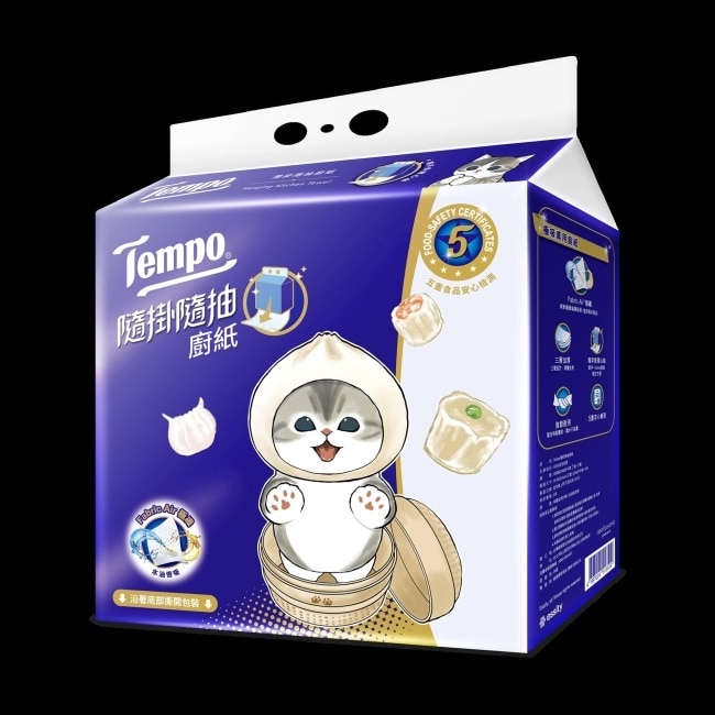 Tempo隨掛隨抽廚紙160抽