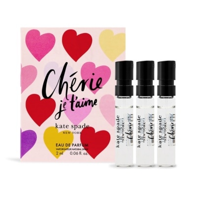 KATESPADE KATE SPADE 啵啵愛戀淡香精(2ml)X3-香水隨身針管試香-專櫃公司貨