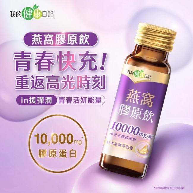 【我的健康日記】燕窩精萃膠原飲 6入
