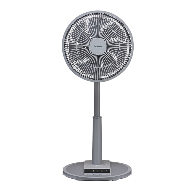 【SANLUX台灣三洋】12吋微電腦自然風遙控立扇(灰色) EF-T12AJ2
