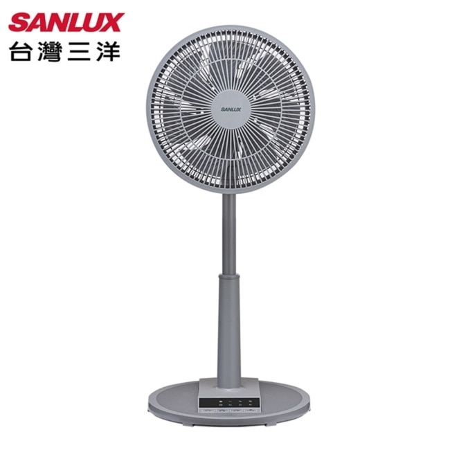 【SANLUX台灣三洋】12吋微電腦自然風遙控立扇(灰色) EF-T12AJ2