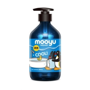 Mooyu PINGU企鵝家族沐浴露500ml-涼感保濕