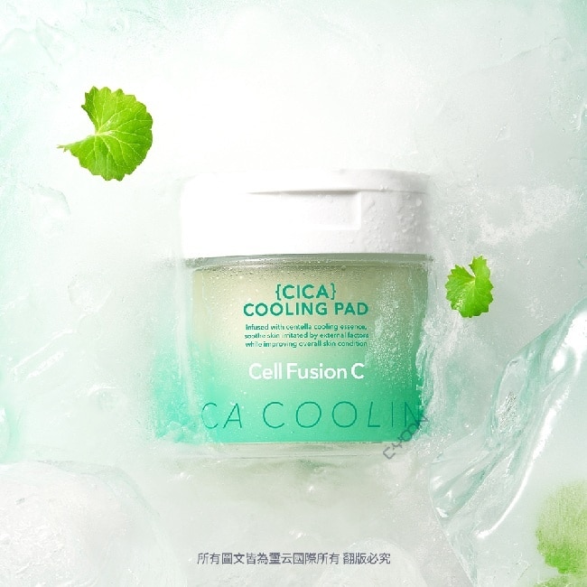 秀膚生 Cell Fusion C 積雪草鎮靜涼感棉片70片/180ML