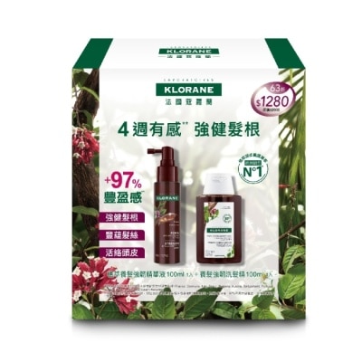 蔻蘿蘭 蔻蘿蘭植萃養髮強韌精華液推廣組(養髮強韌洗髮精100ml+植萃養髮強韌精華液100ml)