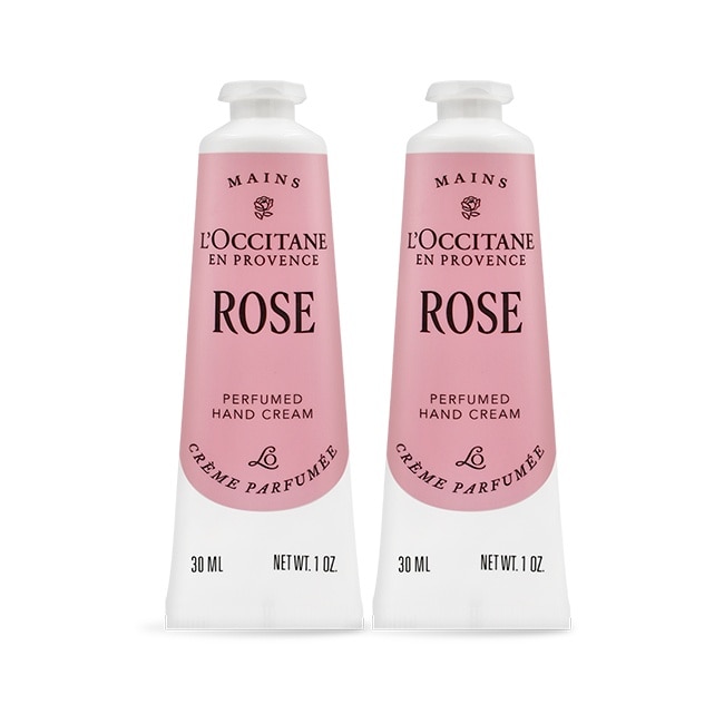 L’OCCITANE 歐舒丹 玫瑰護手霜(30ml)X2-新版-國際航空版