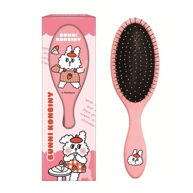 BUNNI KONBINY 兔子便利商店氣墊按摩梳 (粉)