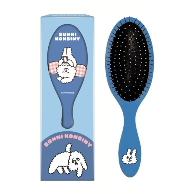 BUNNI KONBINY 兔子便利商店氣墊按摩梳 (藍)