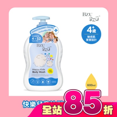 BZUBZU - BZU BZU 快樂兒童沐浴露(果香) 600ml