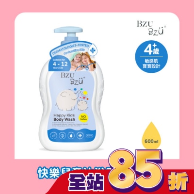 BZUBZU - BZU BZU 快樂兒童沐浴露(果香) 600ml