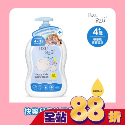 BZUBZU - BZU BZU 快樂兒童沐浴露(果香) 600ml