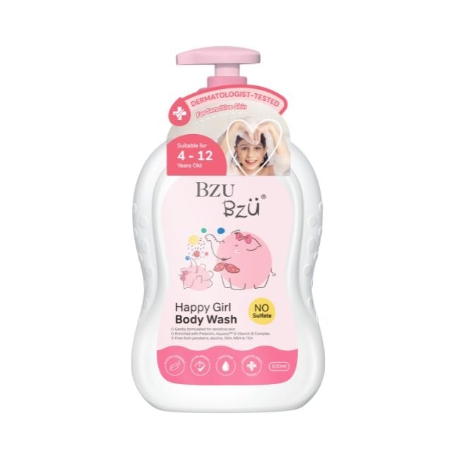 BZU BZU 快樂女孩兒童沐浴露(花香) 600ml
