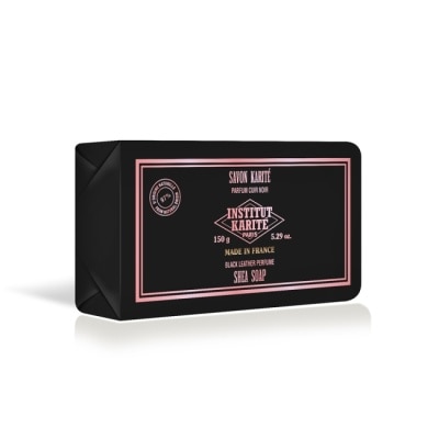 Institut Karite Paris巴黎乳油木 Institut Karite Paris 巴黎乳油木頂級黑皮革香氛保濕皂 150g