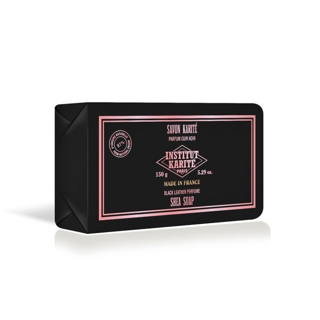 Institut Karite Paris 巴黎乳油木頂級黑皮革香氛保濕皂 150g