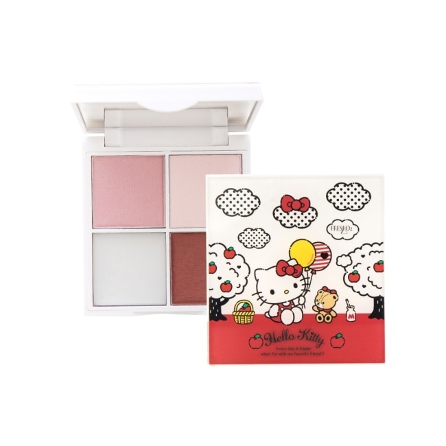 FreshO2 X 三麗鷗 Hello Kitty Happy Day 4色腮紅盤 11.5g
