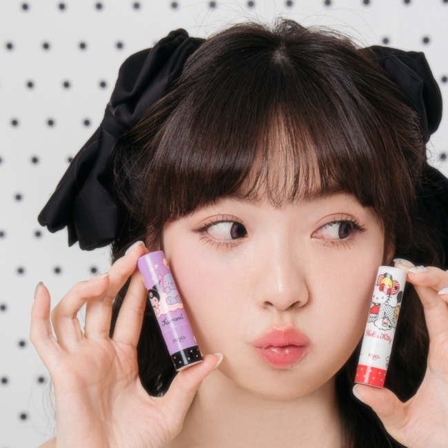 FreshO2 X 三麗鷗 New Hello Kitty&酷洛米感應換色潤唇棒雙入組 3.3g*2