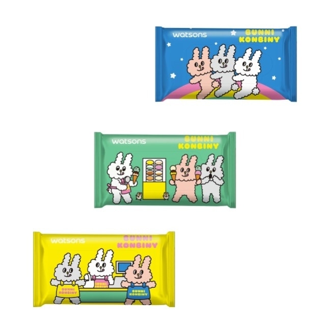 屈臣氏潔膚柔濕巾10抽9入(兔子便利商店)