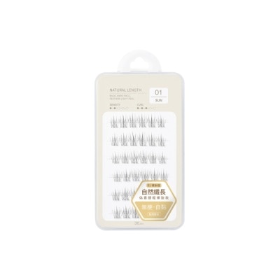 Solone Solone 宛若天生免膠式假睫毛 01 裸系睫 36入
