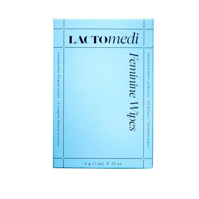 LACTOmedi益生菌調理女性衛生清潔濕紙巾15片