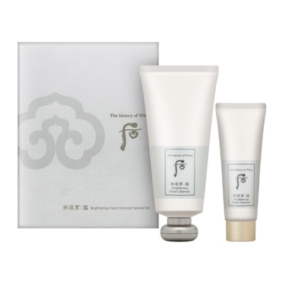 WHOO WHOO后 拱辰享雪白潔顏乳禮盒 180ml+40ml