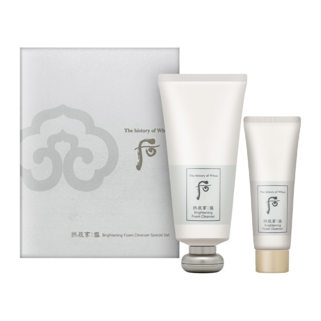 WHOO后 拱辰享雪白潔顏乳禮盒 180ml+40ml