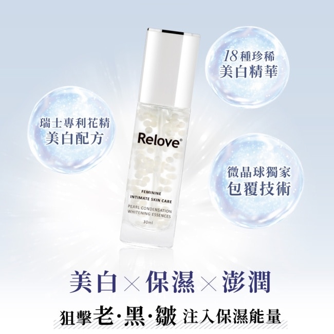 Relove淨柔白桃-私密美白賦活晶球凝露EX升級版30ml