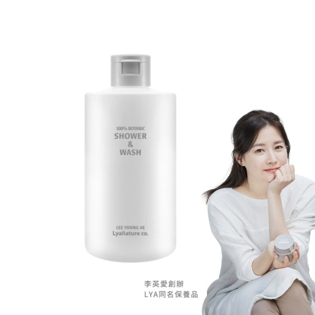 【Lyanature】李英愛親研LYA 天然系 全植物輕爽保濕沐浴露340g 公司貨