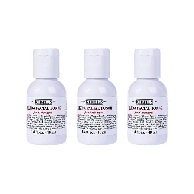 Kiehls契爾氏冰河保濕機能水40ml 三入組