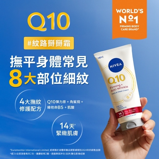 妮維雅Q10抗痕撫紋身體修護霜200ml