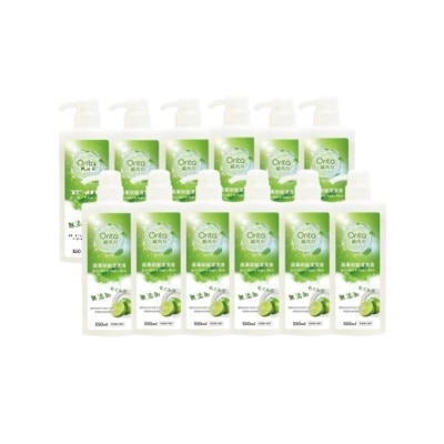 Orita歐芮坦 歐芮坦蔬果碗盤清潔液550ml-12瓶/箱—箱購-箱購