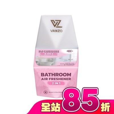 VANZO - VANZO 繁卓 二合一廁所芳香劑 455英國梨與小蒼蘭 -1入裝