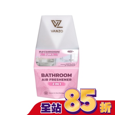 VANZO VANZO 繁卓 二合一廁所芳香劑 455英國梨與小蒼蘭 -1入裝